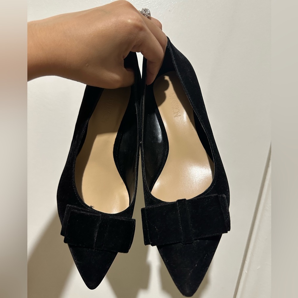 EXPRESSION-High heels bowknot pointed toe stiletto